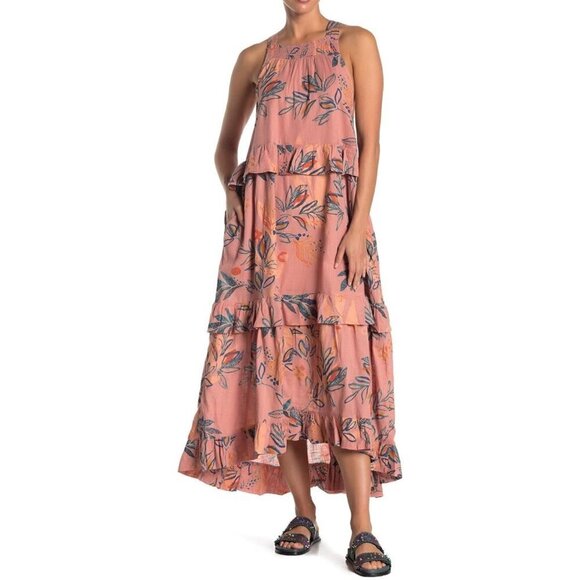 Free People Dresses & Skirts - Free People Women's Anita Tropical Printed Maxi Dress - Medium